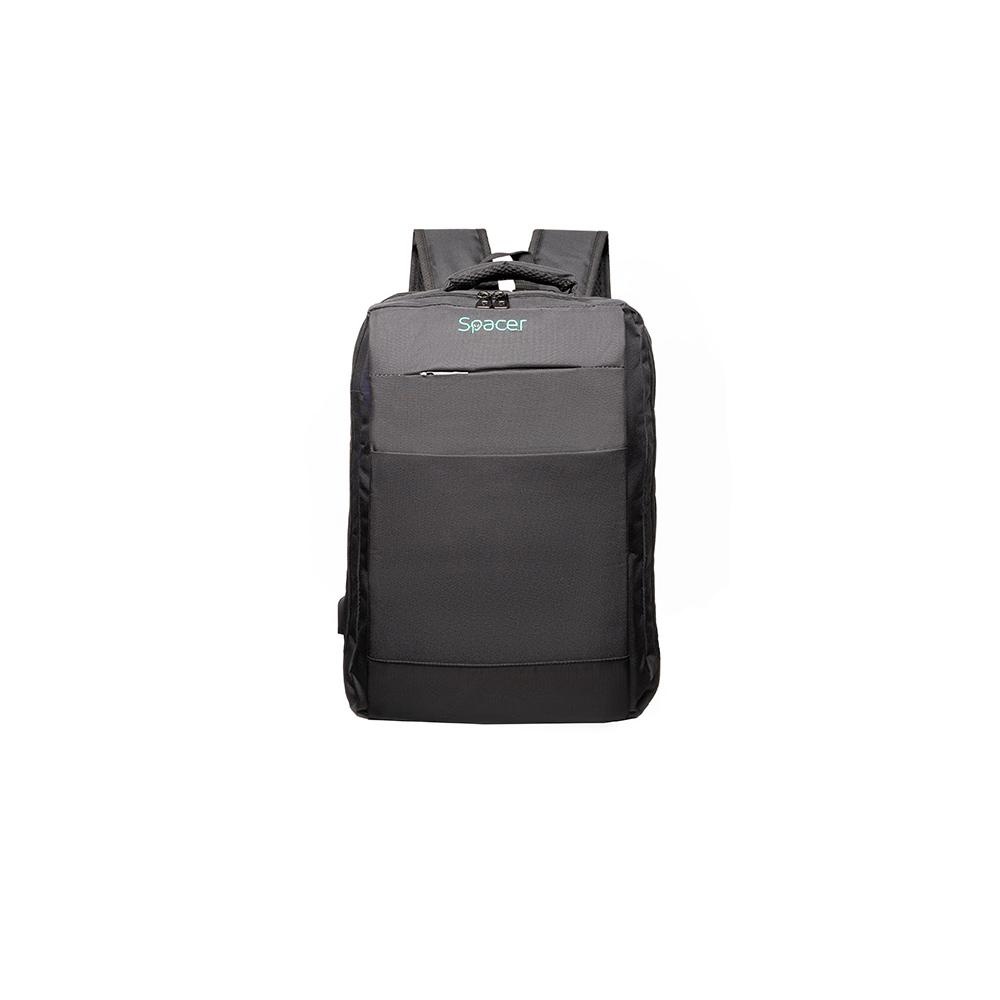 Rucsac Spacer New York 17″, negru - 1 | YEO