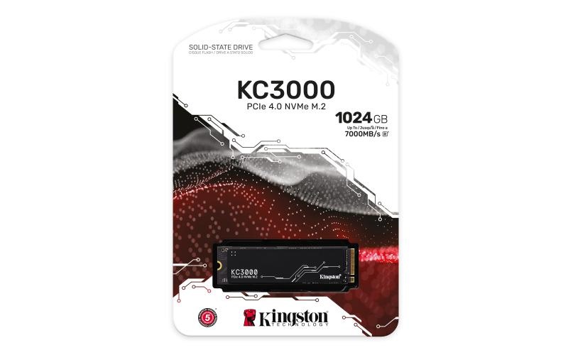 SSD Kingston SKC3000S/1024G, 1TB, M2 , PCIe 4.0 , NVMe - 4 | YEO