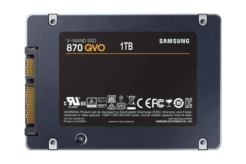 SSD Samsung 870 QVO, 1TB, SATA III - 3 | YEO