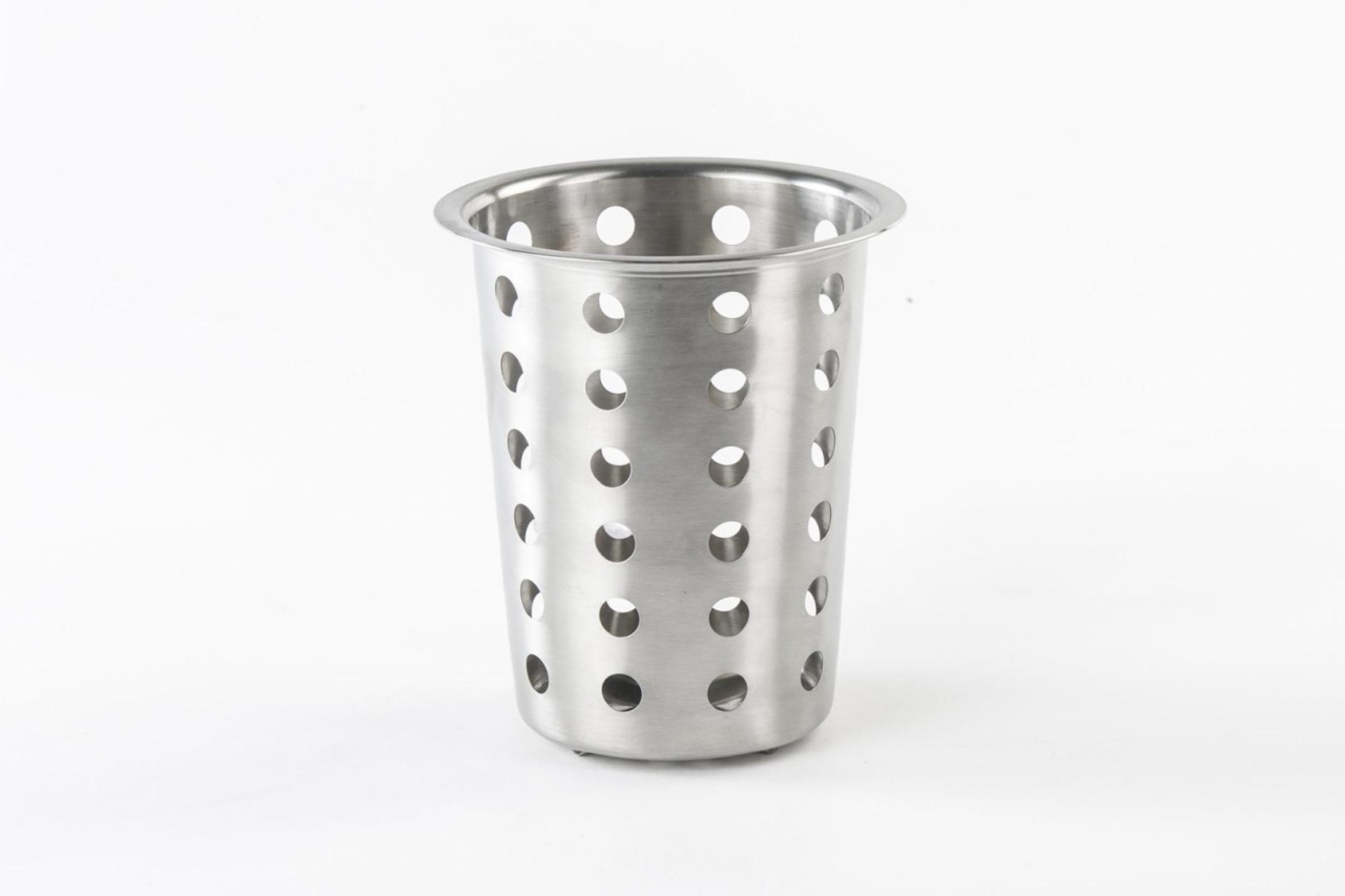 SUPORT USTENSILE INOX, D: 11.5 X 14 CM,VANORA HOME - 1 | YEO