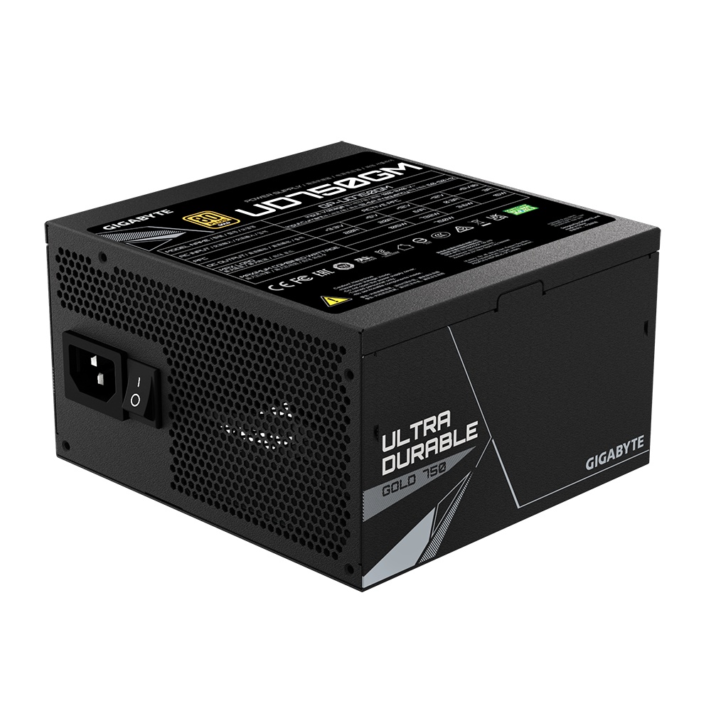 SURSA GB UD750GM 750W 80 PLUS GOLD, ACTIVE PFC, ATX V2.31, ventilator 120mm, negru - 2 | YEO