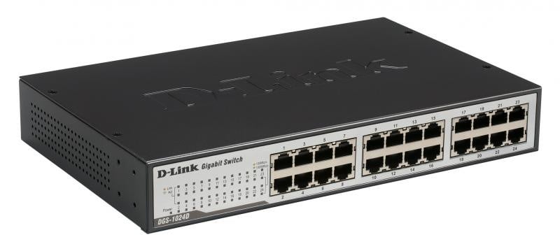 Switch D-Link DGS-1024D, 24 port, 10/100/1000 Mbps