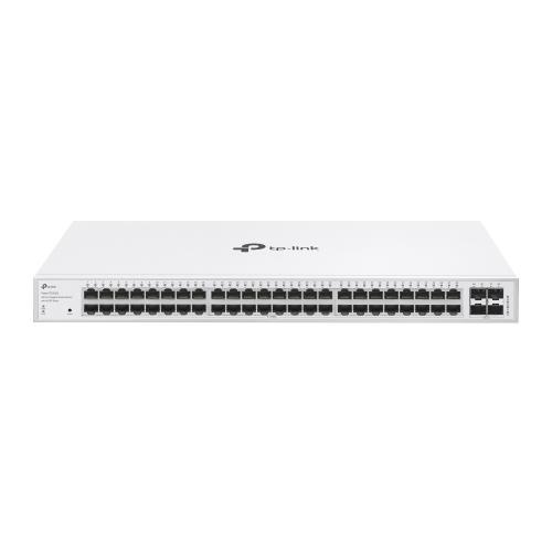 Switch TP-Link cu 48 de porturi, 48× 10/100/1000 Mbps RJ45 Ports (Auto- Negotiation/Auto MDI/MDIX), 4× Gigabit SFP Slots, capacitate switch 104 Gbps, dimensiuni 17.3×8.7×1.7 in (440×220×44 mm) - 3 | YEO