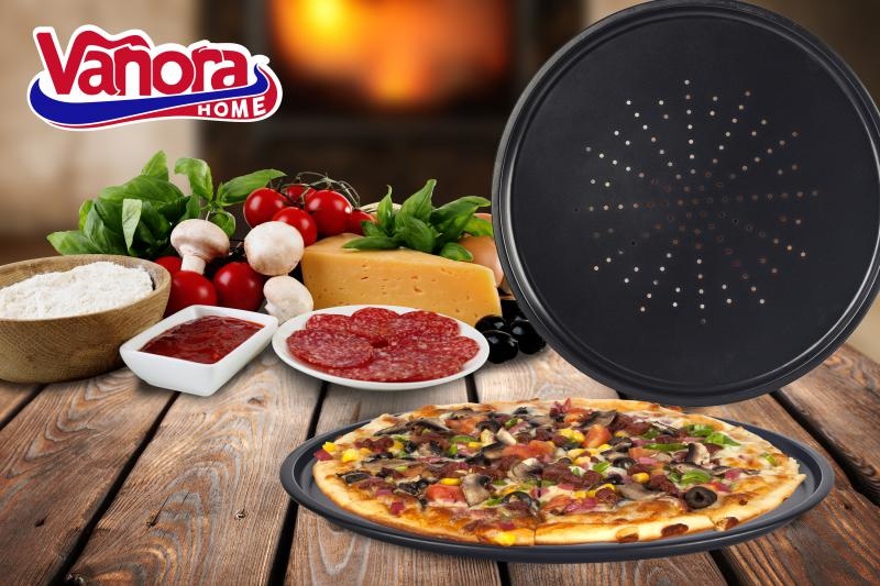 TAVA PIZZA PERFORATA 32x1 CM,VANORA HOME