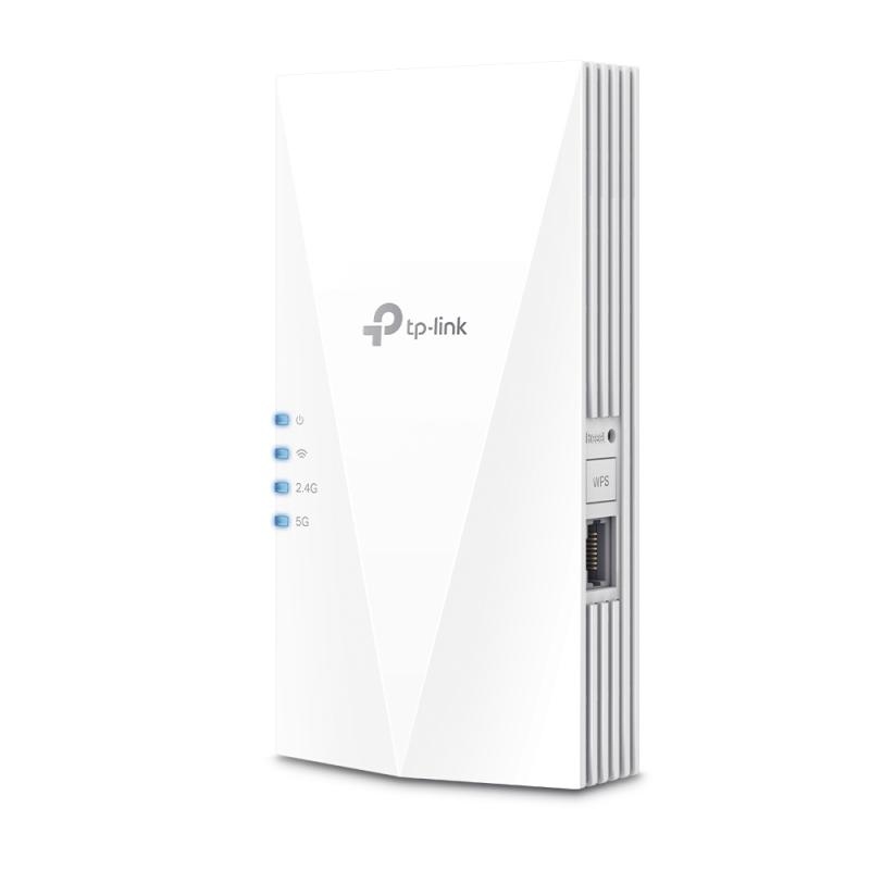 TP-link AX1800 Wi-Fi6 Range Extender, RE600X, Dual-Band, Standarde wireless: IEEE 802.11a/n/ac/ax 5GHz, IEEE 802.11b/g/n/ax 2.4GHz, interfata: 1 x 10/100/1000, Dimensiuni: 78×36×149 mm, 2 x antene interne, viteza wireless: 574 Mbps la 2.4GHz, 1201 Mbps - 3 | YEO