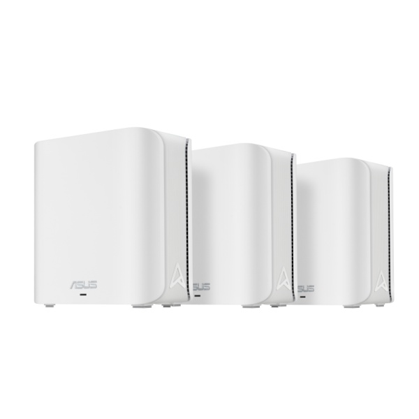 Asus Zen WIFI dual-band whole-home coverage, BD4 (W-3-PK), Network Standard: IEEE 802.11a, IEEE 802.11b, IEEE 802.11g, WiFi 4 (802.11n), WiFi 5 (802.11ac), WiFi 6 (802.11ax), WiFi 7 (802.11be) IPv4, IPv6, internal antenna x 4, Transmit/Receive: 2.4 GHz 2