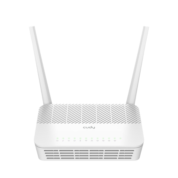 CUDY AC1200 Wireless Dual Band Gigabit xPON Router, Realtek chipset, GPON/EPON, 867Mbps at 5GHz + 300Mbps at 2.4GHz, 802.11ac/a/b/g/n, 1 PON Port, 4 Gigabit RJ45 port, Power ON/OFF Button,WPS Button,WiFi Button, Reset button,TR069/TR098/TR111/TR181,