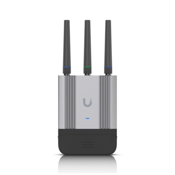 Ubiquiti UMR-Industrial. Router rețea celulară, Negru, Gri, Material carcasă: Aluminiu, Policarbonat (PC). Tip interfață Ethernet LAN: Gigabit Ethernet, Viteză transfer de date Ethernet LAN: 10,100,1000 Mbit/s. Standarde Wi-Fi: 802.11b, 802.11g, Wi-Fi 4