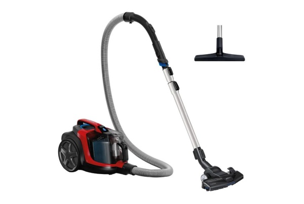 Aspirator fara sac Philips PowerPro Expert FC9729/09, 650 W, TriActive, Eficienta energetica A, Filtru Antialergic, Rosu