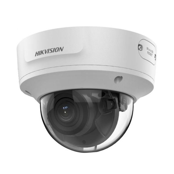 Camera supraveghere Hikvision IP dome DS-2CD2743G2-IZS(2.8-12mm), 4MP, senzor: 1/3″ Progressive Scan CMOS, rezolutie: 2688 × 1520@30fps, iluminare: Color: 0.005 Lux @ (F1.6, AGC ON), 0 Lux cu IR on, lentila varifocala motorizata: 2.8 - 12 mm, distanta
