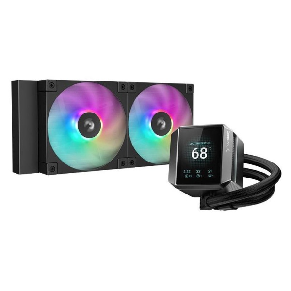 DeepCool Mystique 240 A-RGB Negru – Cooler Lichid CPU 240mm, performanta si iluminare RGB