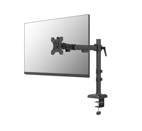 Brat monitor Neomounts DS60-600BL1; pentru display-uri cu diagonale 10"-32", sistem de prindere VESA 75x75~100x100, greutate maxima suportata 8kg, full motion, tilt +45°, swivel 90°, rotate 180°, distanta fata de perete 172-496mm; culoare negru. Garantie