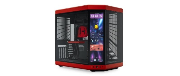 Carcasa HYTE Y70 Mid Tower BLACK CHERRY, Tempered Glass, Sloturi Expansiune 11, Drive Bays: 2x3.5" 2x2.5", Ventilatoare Suportate: 9 x120mm sau 7x 140mm (lateral: 3x120mm/2x140mm, sus: 3x120mm/2x140mm, spate: 1x120mm/1x140mm, jos: 2x120mm/2x140mm),