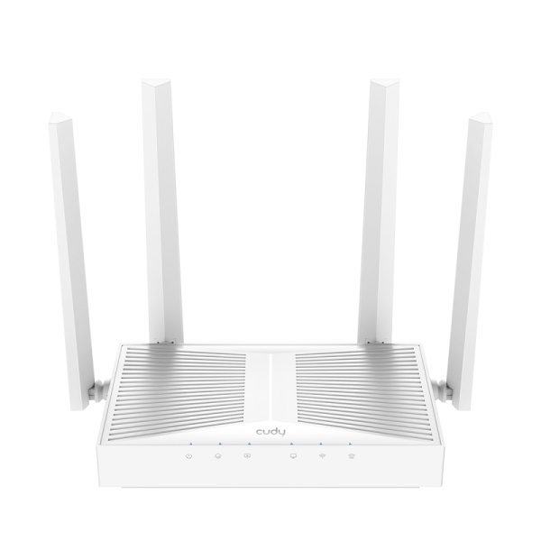 CUDY AX3000 Gigabit Dual Band Wi-Fi 6 Mesh Router, Chipset MT7981BA+MT7976CN+MT7531AE, 802.11ax/ac/a/b/g/n, 2402Mbps at 5GHz + 574Mbps at 2.4GHz, 5 x 10/100/1000Mbps Ports, 4 x 5dBi fixed antennas, WiFi router/AP/ Repeater/WISP Mode,