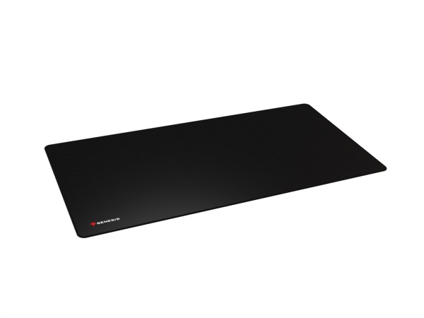 Mousepad Genesis Carbon 500 Maxi Logo, material cauciuc + textil, dimensiuni 900x450x2.5 mm, negru