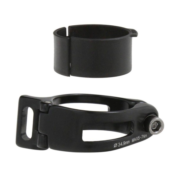Adaptor cadru schimbator fata 34.9 → 31.4 mm aluminiu – montaj compatibil Cadre MTB Trekking