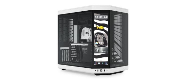 Carcasa HYTE Y70 Mid Tower ALB/NEGRU, Tempered Glass, Sloturi Expansiune 11, Drive Bays: 2x3.5" 2x2.5", Ventilatoare Suportate: 9 x120mm sau 7x 140mm (lateral: 3x120mm/2x140mm, sus: 3x120mm/2x140mm, spate: 1x120mm/1x140mm, jos: 2x120mm/2x140mm), Format