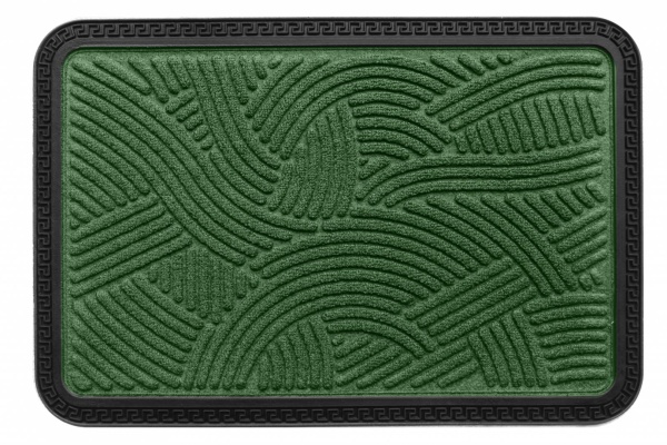 COVORAS INTRARE ANTIDERAPANT CU MARGINE CAUCIUCATA 40X60 CM, VERDE, HEINNER HOME