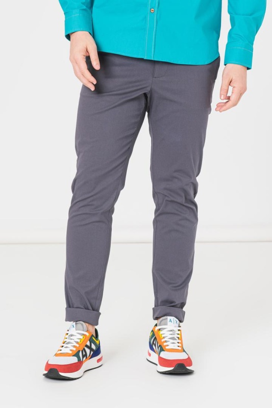 Pantaloni barbati casual lungi gri PS2122‑07‑24G – stil urban & confort