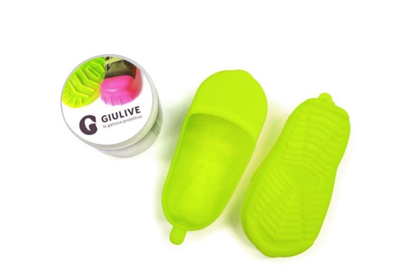 Protectie incaltaminte silicon NF‑L galben marime 34‑37 – overshoes impermeabili pentru ploaie si noroi