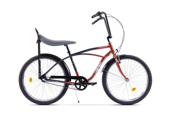 Bicicleta Pegas Strada 1 26″ aluminiu 3‑viteze cupru‑gri – cruiser urban