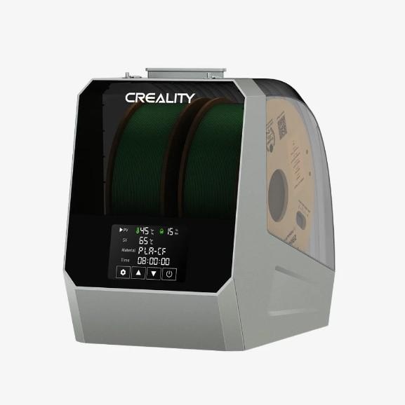 CREALITY 3D SPACE PI PLUS FILAMENT DRYER, Dimensiuni: 343X226X300MM, Greutate: 1.9kg, Culoare: Space Grey, putere: 160W, Perioada incalzire:0-48h, temperatura: 45-70 grade Celsius, Compatibilitate filament: 1.75mm, 2.85mm, PLA, TPU, PP, ABS, ASA, PETG,