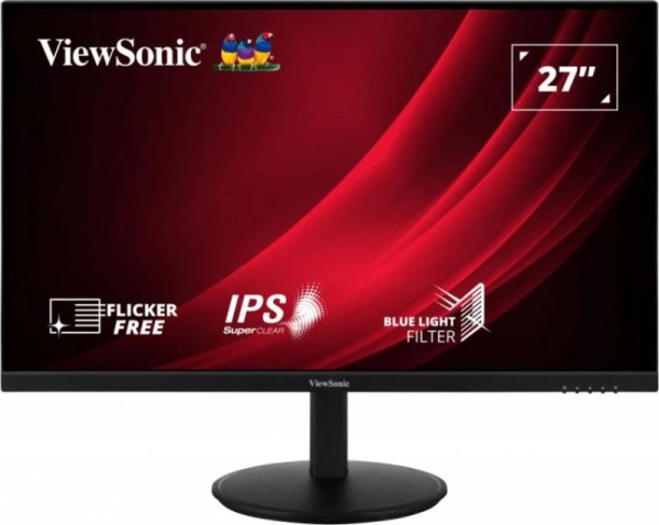 Monitor ViewSonic 27" VG2709-2K-MHD-2, Diagonal (inch): 27, Diagonal (cm): 68.58, Aspect ratio: 16:9, Panel: IPS, Resolution: 2560x1440, Refresh Rate: 100Hz, Response time GtG: 4ms, Brightness (max): 350 cd/m², Contrast (static) : 1000:1, Contrast