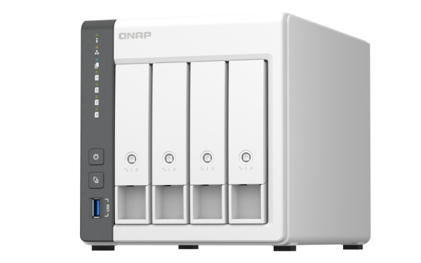 NAS QNAP 262 4-Bay, CPU ARM 2.0GHz Quad core, RAM 4GB, HDD 2.5"/3.5" SATA 6Gbps (neincluse), LAN: 1 x 2.5GbE + 1 x GbE, USB3.2 Gen1: 1 USB2.0: 2, tower, adaptor alimentare, garantie 2 ani