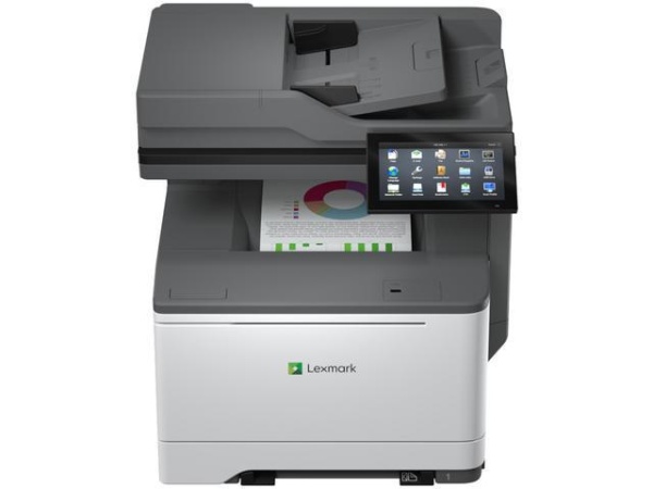 Multifunctional laser color Lexmark CX635adwe, A4, Imprimare/Scanare/Copiere/fax analog, Grup de lucru mediu, Lexmark e-Task Ecran tactil color de 7 inci (17,8 cm), 200-Sheet Output Bin, Unitate duplex integrată, Single sheet multipurpose feeder,