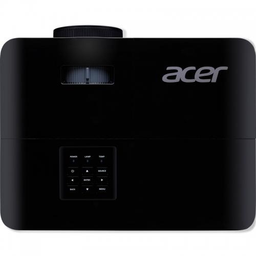 Videoproiector Acer X129H, XGA 1024* 768, up to WUXGA 1920* 1200, 4.800 lumeni/ 3840 lumeni ecomode, 4:3/ 16:9, 20.000:1, dimensiune maxima imagine 300", distanta maxima de proiectie 11.8 m, boxa 3W, lampa 6.000 ore/ 15.000 ore exteme eco, 27 dB, 2.8 kg,