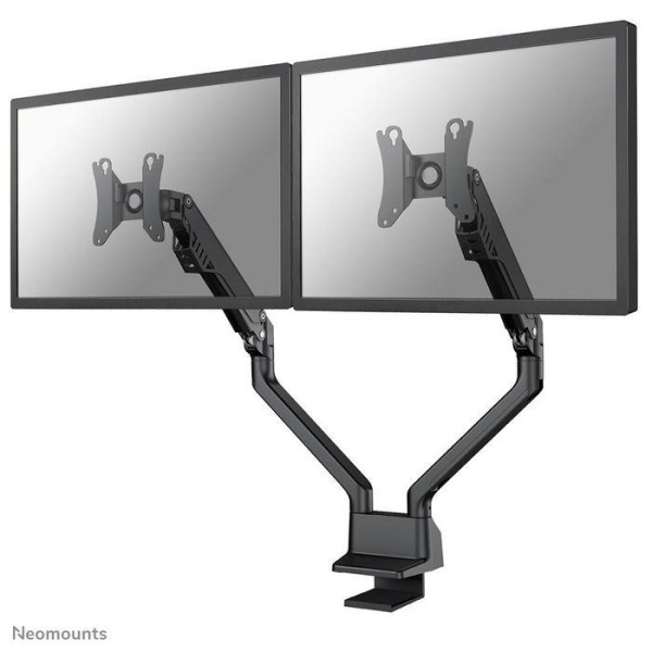 Brat dublu pt monitor Neomounts by Newstar, fullmotion 10"-32", greutate maxima suportata 8 kg per monitor, VESA min: 75x75 mm, VESA max: 100x100 mm, negru