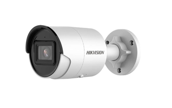 Camera supraveghere Hikvision IP bullet DS-2CD2083G2-IU(2.8mm), 8MP, Acusens - filtrarea alarmelor false dupa corpul uman si masini, microfon audio incorporat, senzor 1/2.8" Progressive Scan CMOS, rezolutie 3840 × 2160@20fps, iluminare Color: 0.005 Lux @
