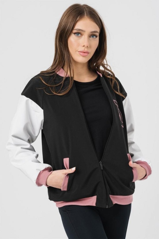 Jacheta Bomber Roz W – Jacheta Femei Stylish si Confortabila, Marime L