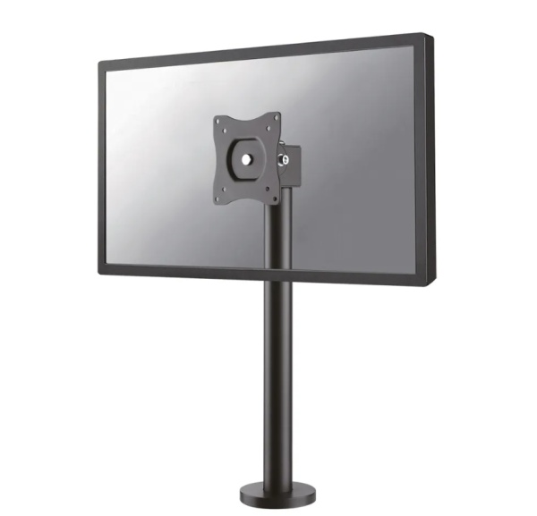 Suport monitor de birou Neomounts NS-DPOS100BLACK; pentru display-uri cu diagonale 10"-32", sistem de prindere VESA 75x75~100x100, greutate maxima suportata 15kg, tilt +45°, -15°, swivel +360°, rotate +360°; culoare negru. Garantie 5 ani