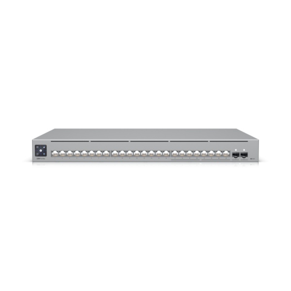 Ubiquiti Unifi Pro Max, Ethernet In-Band, (16) porturi GbE RJ45, (8) porturi 1/2,5 GbE RJ45, (2) porturi 10G SFP+, 112 Gbps, sursa alimentare AC/DC, internă, 450W