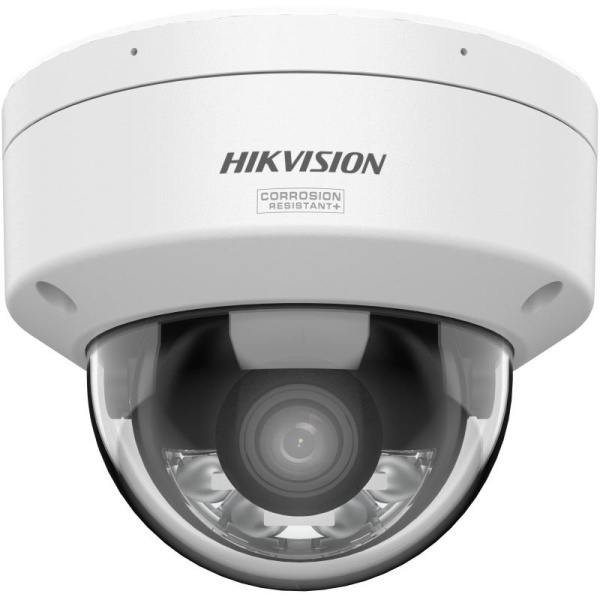 Camera de supraveghere IP Dome 8MP Smart Hybrid Light with ColorVu Hikvision DS-2CD2147G3-LIS2UY(2.8MM), lentila fixa 2.8mm, iluminare min: Color: 0.0008 Lux @ (F1.0, AGC ON),0 Lux cu IR 30m, microfon incorporat, difuzor incorporat, interfata audio: 1/1,