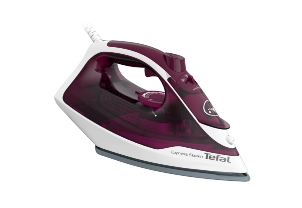 Fier de calcat Tefal Express Steam FV2835E0, 2400W, Jet de abur 160 g/min, abur variabil 0-35 g/min, 270 ml, violet