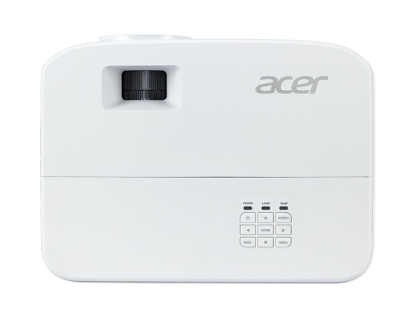 Proiector ACER P1157i, DLP 3D Ready, SVGA 800* 600, up to WUXGA 1920* 1200, 4800 lumeni, 4:3/ 16:9, 20.000:1, zoom optic 1.1x, dimensiune maxima imagine 300", distanta maxim de proiectie 12 m, boxa 3W, lampa 5.000 ore/ 15.000 ore extremEco, 29 dB, 2.4
