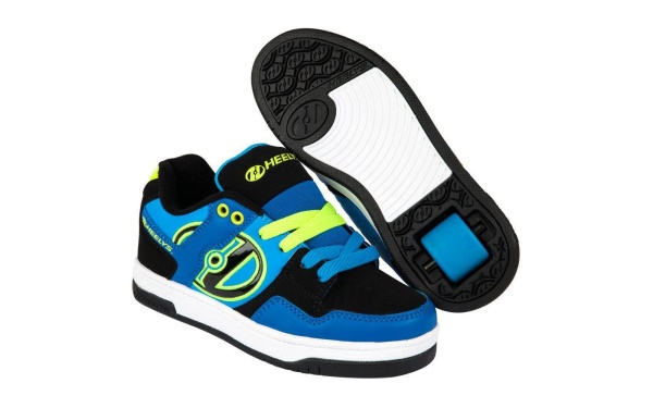 ROLE HEELYS FLOW 40.5 ALBASTRU NEGRU LIME