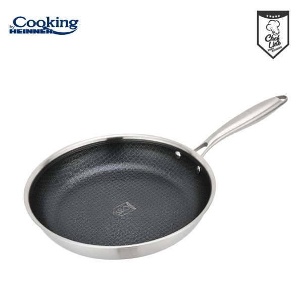 TIGAIE INOX IN 3 STRATURI 24X4.5 CM, TITANIUM3, COOKING BY HEINNER