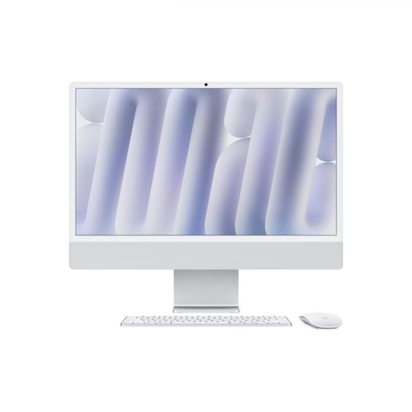 Apple iMAC 24" Retina 4.5k/ Apple M4 (CPU 8-core, GPU 8-core, Neural Engine 16-core)/16GB/256GB - Silver - INT KB (2024)