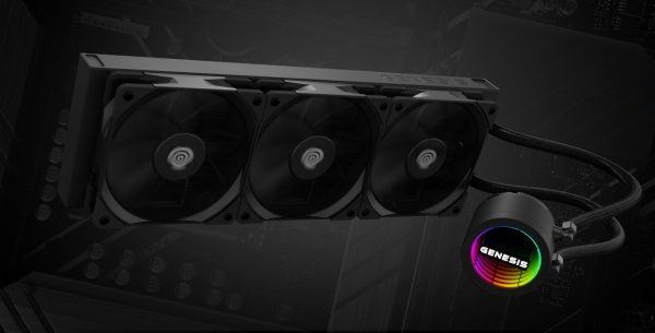 Cooler Procesor GENESIS HYDRA 360 NEGRU, dimensiune radiator 397x120x27mm, 3 ventilatoare ARGB, Viteza ventilatoare: 500-1550 RPM, Airflow ventilatoare: 80 CFM, Suport AMD: AM4/AM5, suport INTEL: LGA 1151/1156/1150/1200/1700/1851