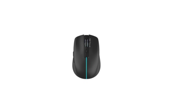 Mouse Serioux Flicker 212, Wireless, Negru, senzor: Optic, DPI: 800/ 1200/ 1600, conexiune: Dongle USB 2,4 GHz, banda de frecventa: 2,4 GHz, baterie integrată litiu de 500 mAh, banda LED, cerințe OS: Win, Mac, Vista