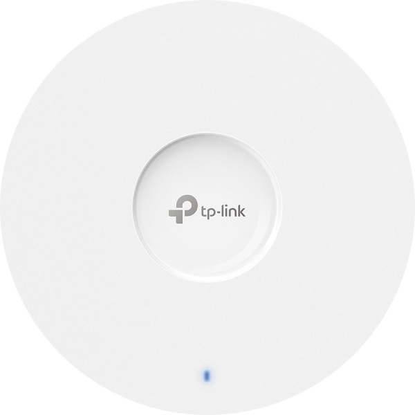"Omada AX6000 Ceiling Mount Dual-Band Wi-Fi 6 Access Point PORT: 1×2.5G RJ45 Port SPEED:1148Mbps at 2.4 GHz + 4804 Mbps at 5 GHz FEATURE: 802.3at POE+ and 12V DC (Power Adapter is not included), 4×Internal Antennas, MU-MIMO, 160MHz Supported, Seamless