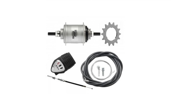 SET BUTUC SPATE STURMEY ARCHER AW, 3 VITEZE, FREEWHEEL, +SCHIMBATOR, CABLU 1500MM+PINION