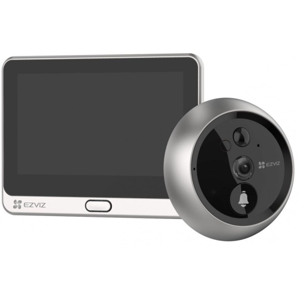 Vizor Wireless EZVIZ,CS-DP2C-A0-6E2WPFBS;1/3" Progressive Scan CMOS, 2.0 mm @ F2.2, visual angle (diagonal):155°,ICR infrared filter,Max. 5 m, 1080p / 2MP, 15fps, PIR angle 110°, Max. 5m (20 ft), MicroSD card(max. 256 GB)， Built-in high sensitivity