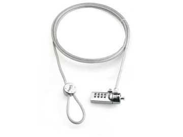 Cablu de securitate laptop Natec, lungime cablu 180 cm, material metal, gri - Img 1