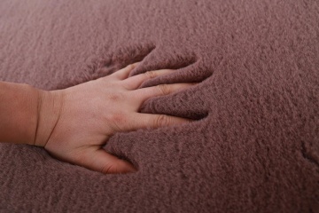 Covor Heinner Shaggy soft blanita Mov 70x140 cm - Img 2