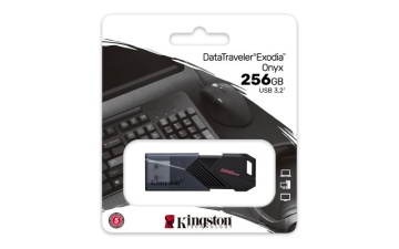 Memorie USB Flash Drive Kingston 256GB Data Traveler Exodia Onyx, USB 3.2 Gen1, Black - Img 10