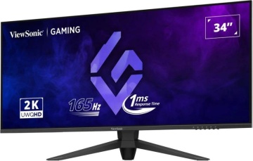 Monitor ViewSonic 34" VX3480-2K-PRO, Diagonal (inch): 34, Diagonal (cm): 86, Aspect ratio: 21:9, Panel: VA, Resolution: 3440x1440, Refresh Rate: 165Hz, Response time MPRT: 1ms, Brightness (max): 300 cd/m², Contrast (static) : 4000:1, Contrast (dynamic): - Img 9